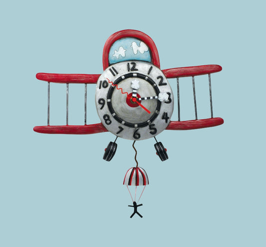 Allen Designs Airplane Jumper Clock