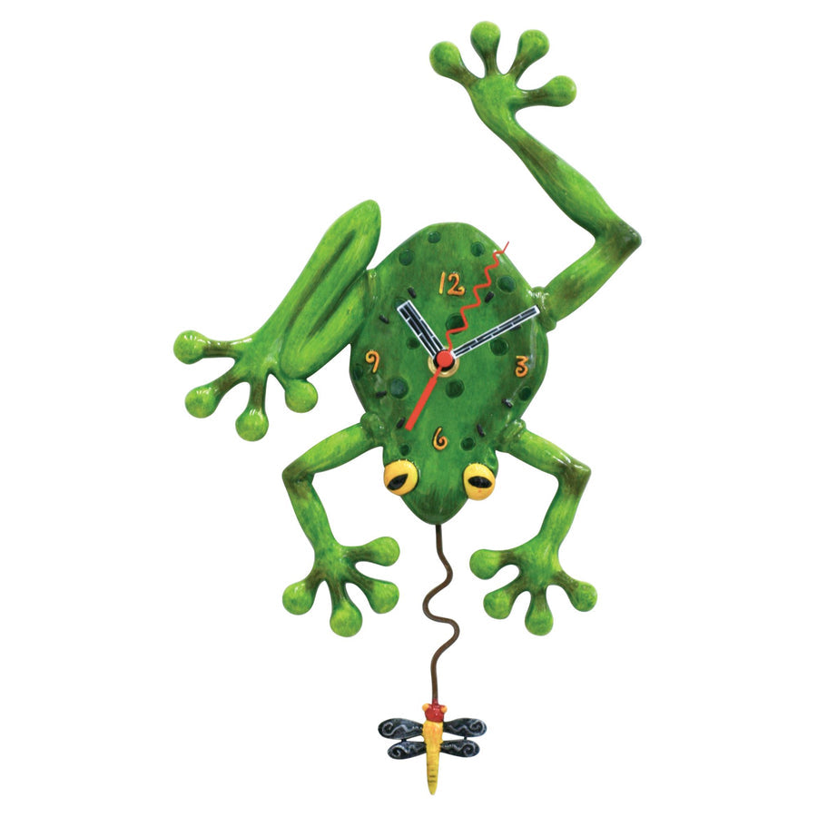 Allen Designs Frog & Fly Clock