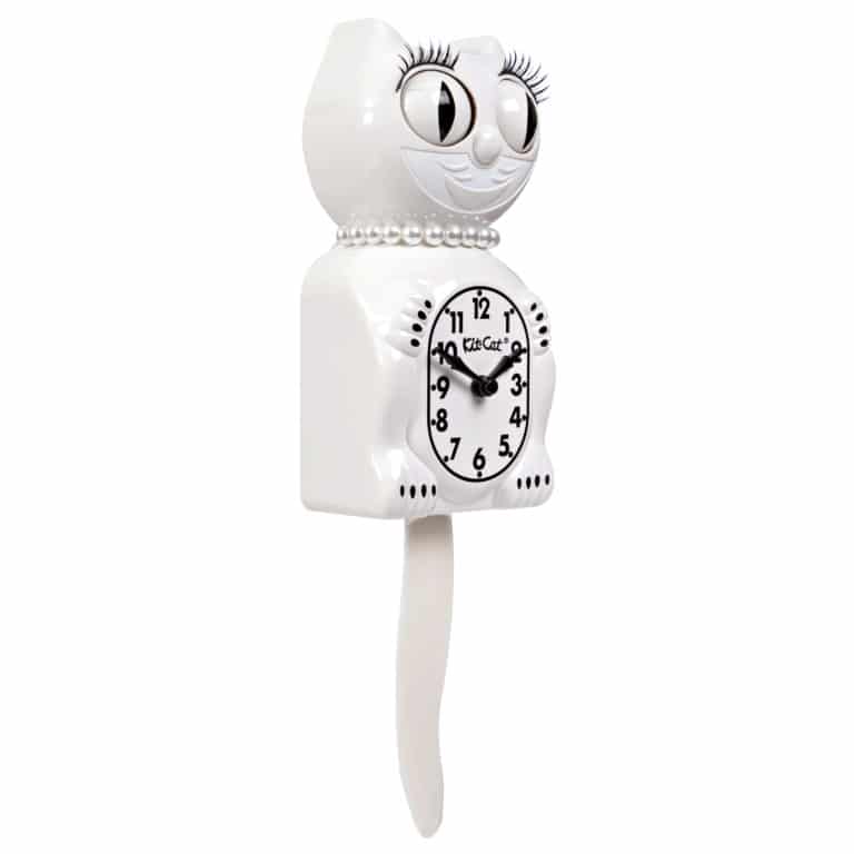 Kit-Cat Klock White Lady Limited Edition (15.5″ high)