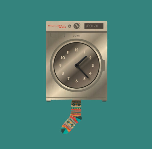 Popclox Washing Machine Pendulum Clock