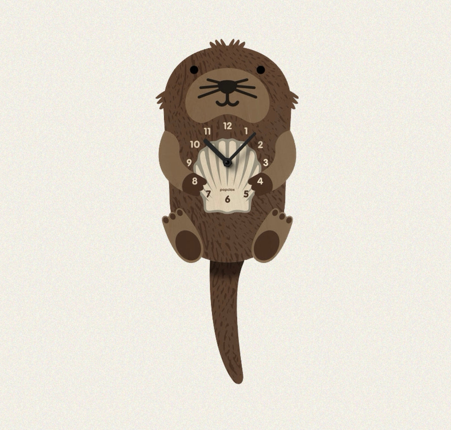 Popclox Otter Pendulum Clock