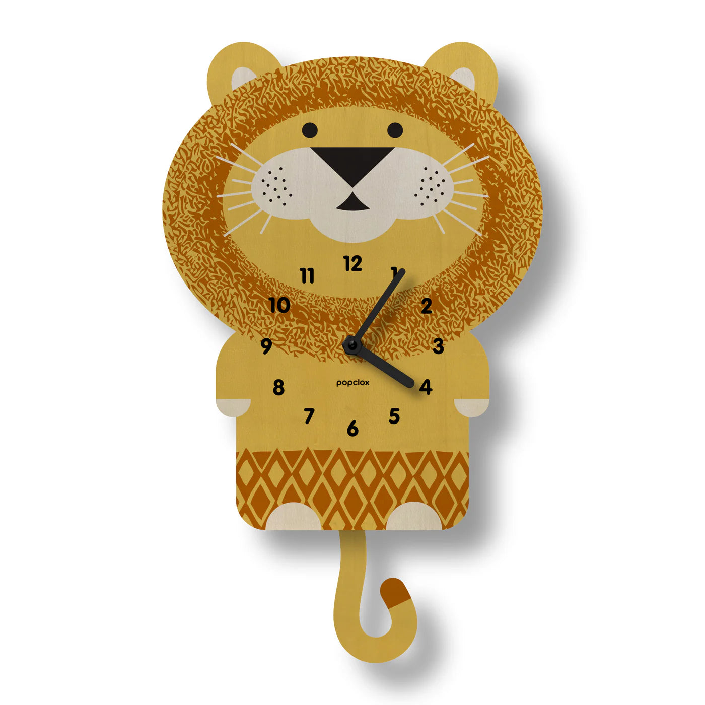 Popclox Lion Pendulum Clock