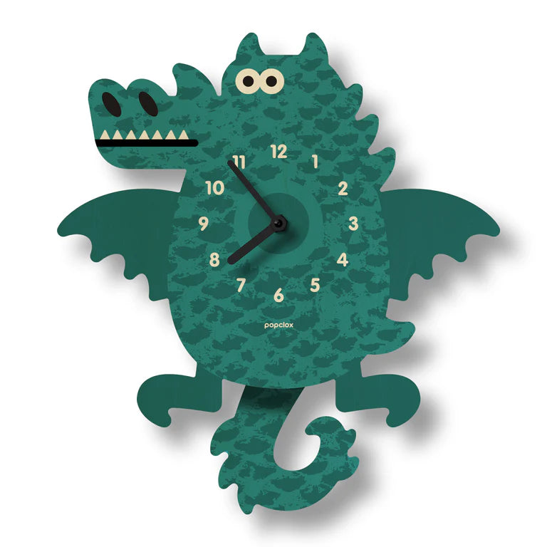 Popclox Dragon Pendulum Clock
