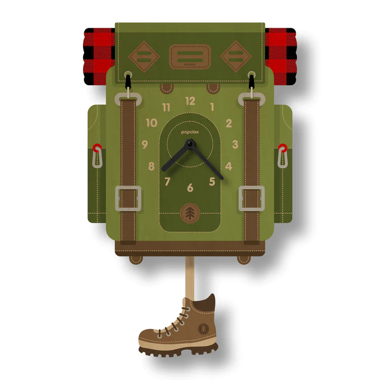 Popclox Backpack Pendulum Clock