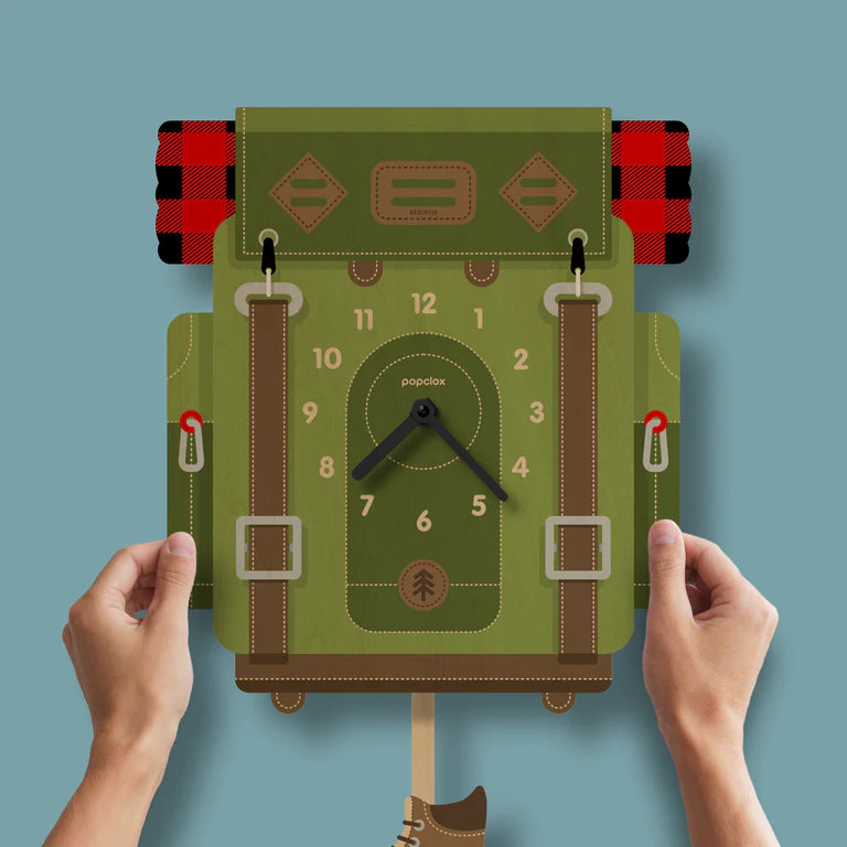 Popclox Backpack Pendulum Clock