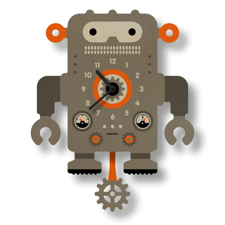 Popclox Robot Pendulum Clock