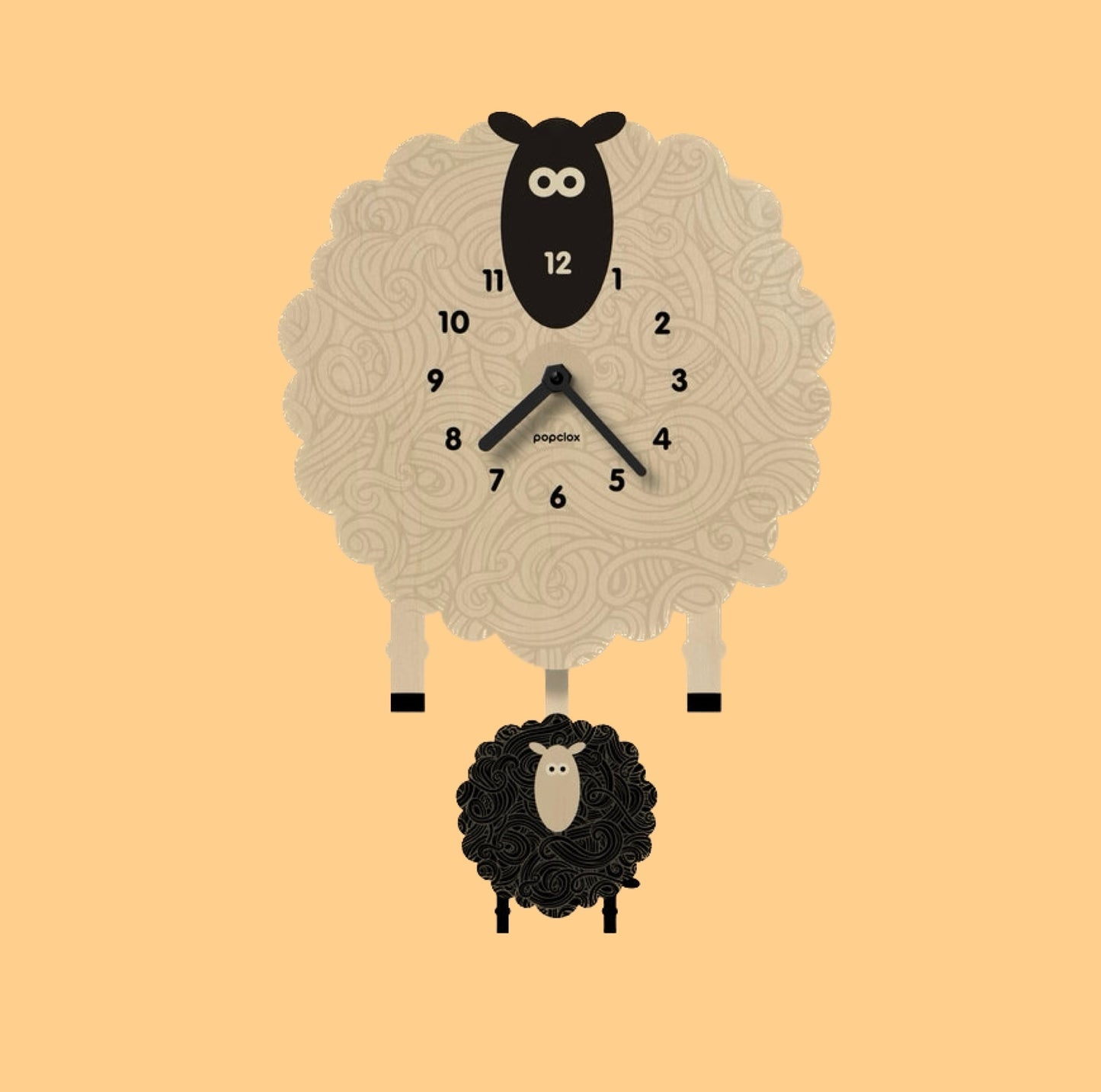 Popclox Sheep Pendulum Clock
