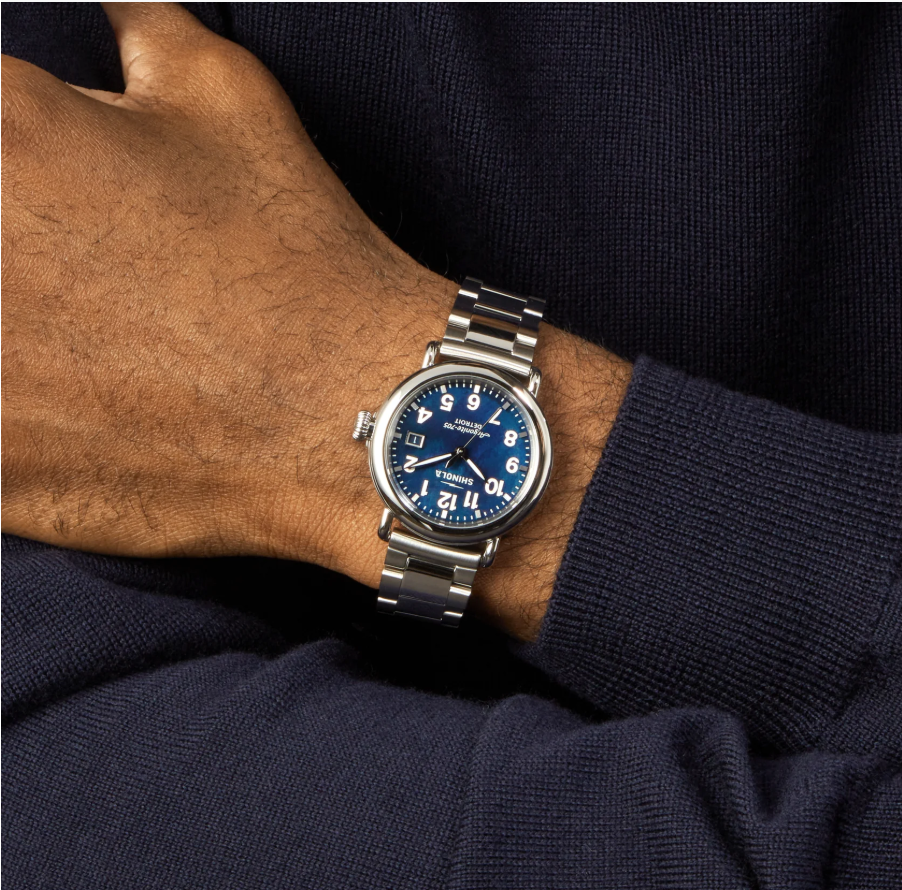 Shinola Runwell - Cadet Blue