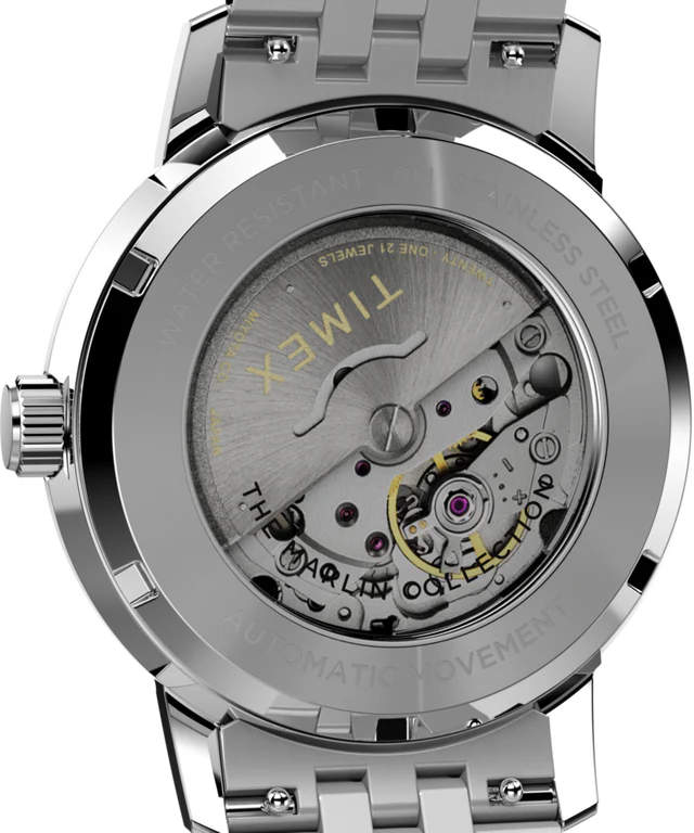 Timex Marlin® Automatic 40mm Stainless Steel Bracelet Watch