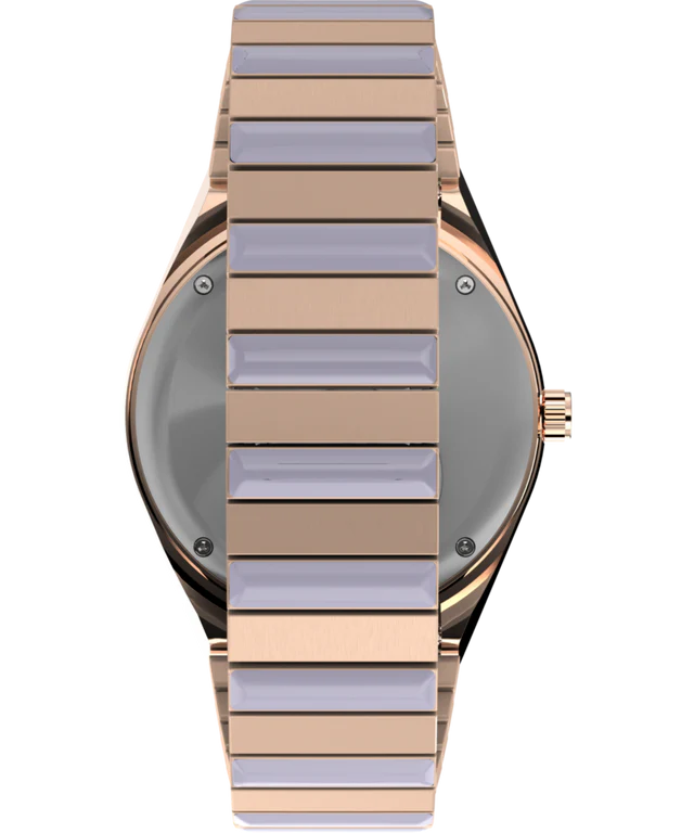 Q Timex® 36mm Stainless Steel Expansion Band Watch