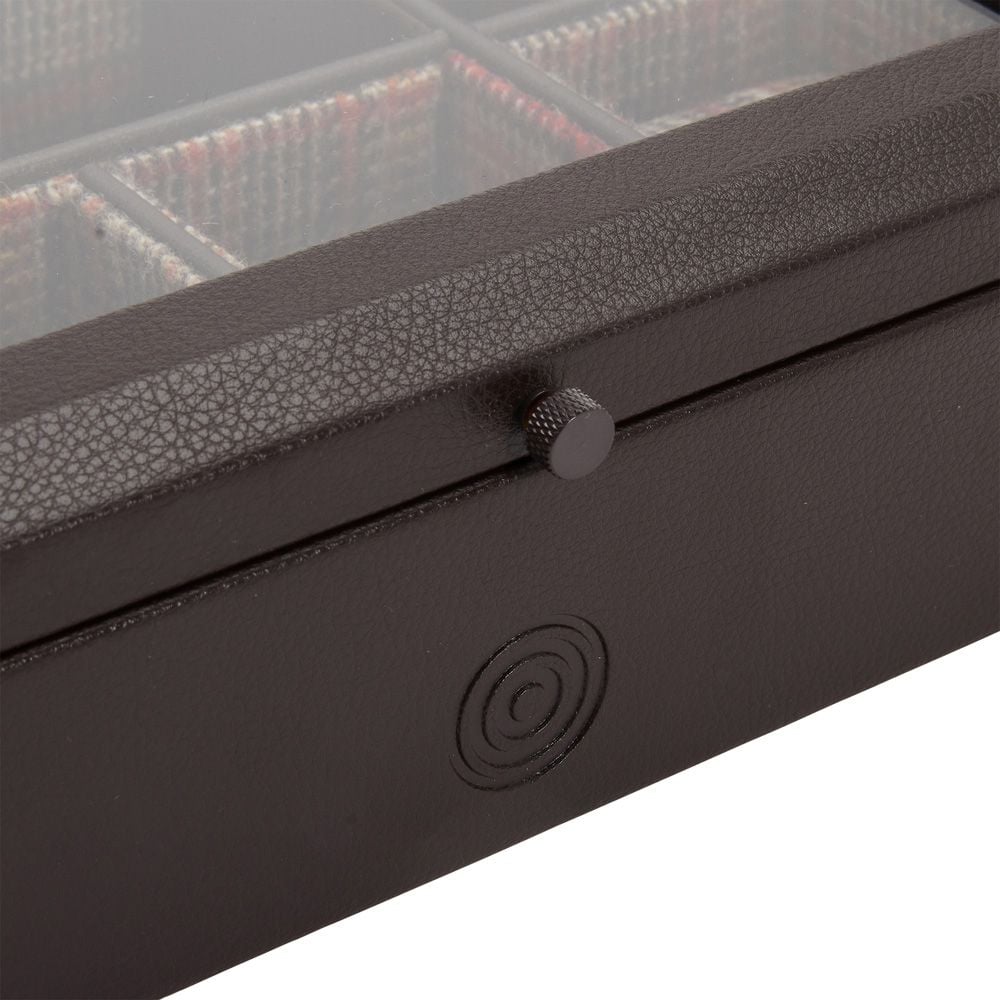 Wolf WM Brown 4 Piece Watch Accessory Box