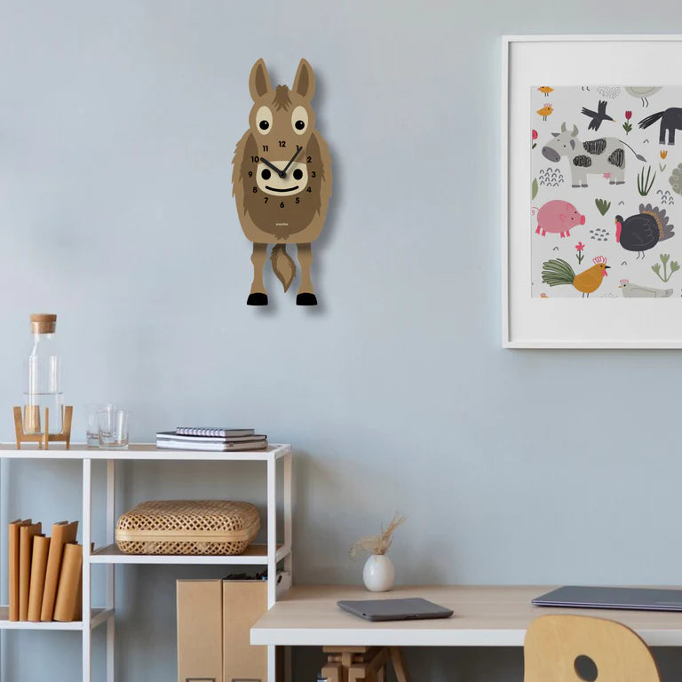 Popclox Doug Donkey - Pendulum Clock