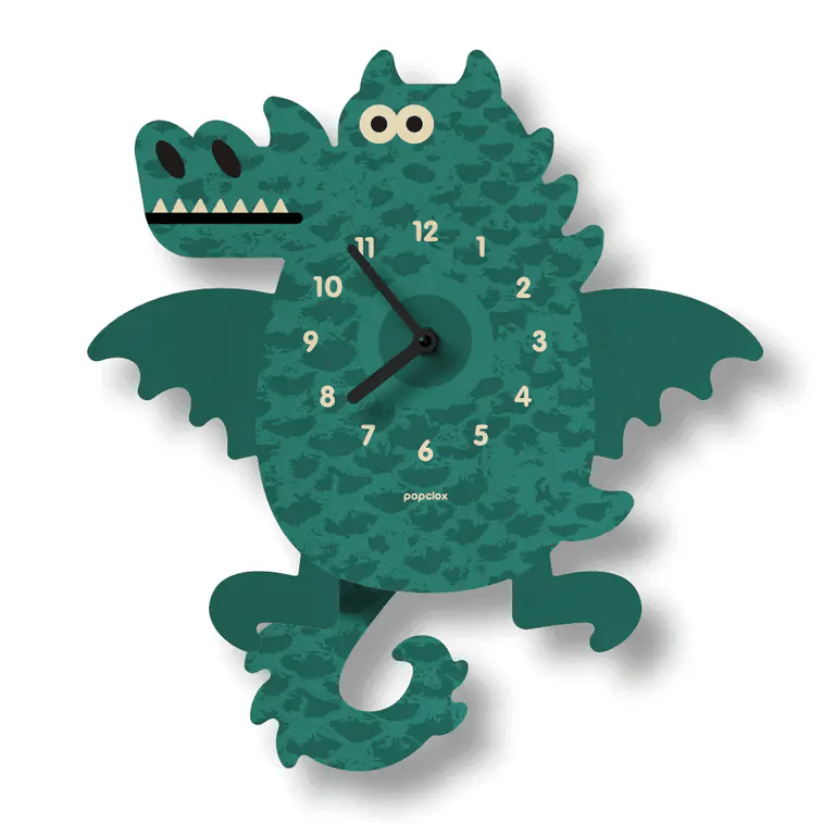 Popclox Dragon Pendulum Clock