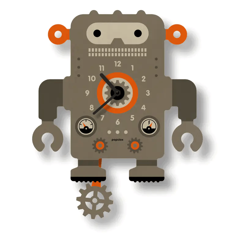 Popclox Robot Pendulum Clock