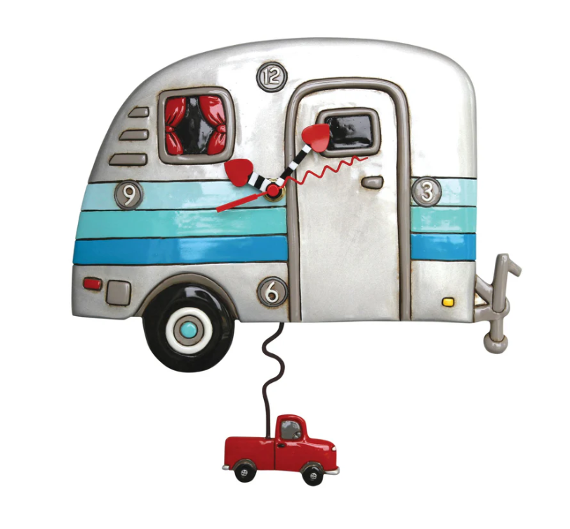 Allen Designs Happy Campers Clock