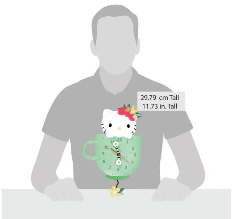 Popclox Hello Kitty Wall Clock