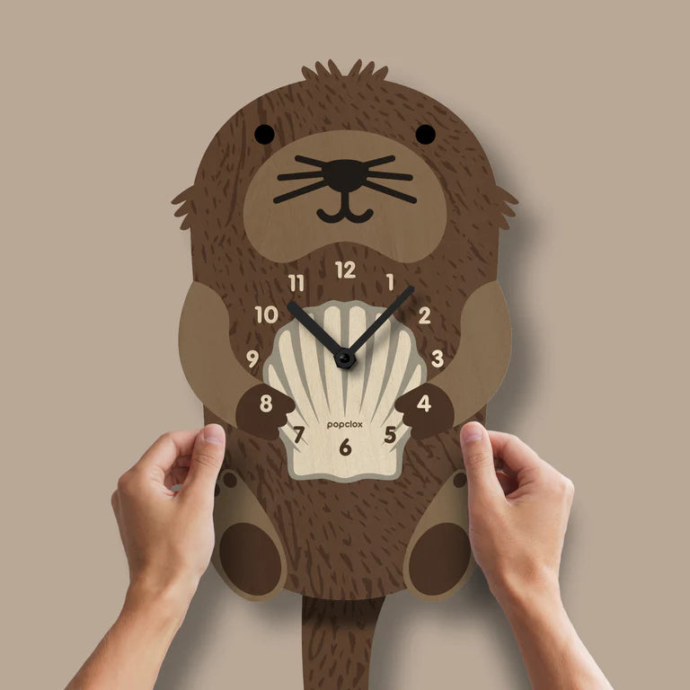 Popclox Otter Pendulum Clock