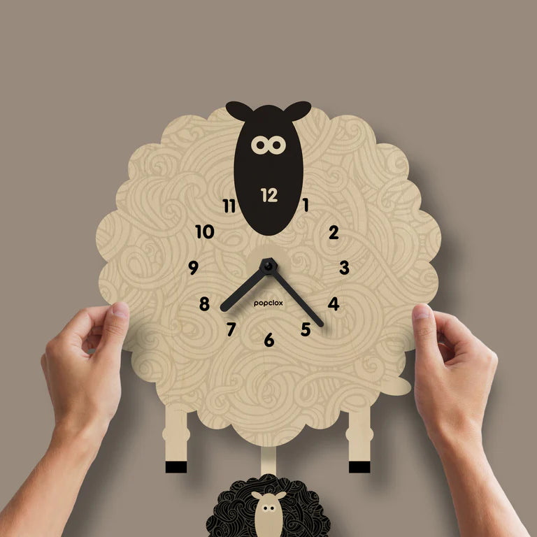 Popclox Sheep Pendulum Clock