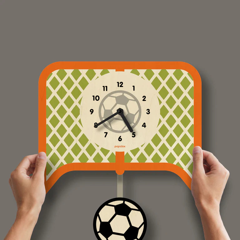 Popclox Soccer Pendulum Clock