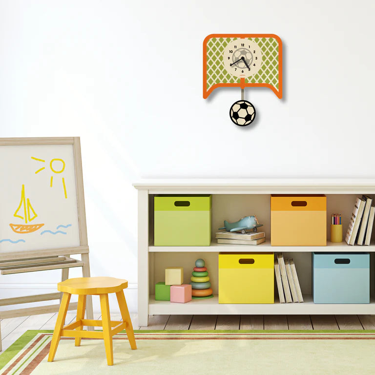 Popclox Soccer Pendulum Clock