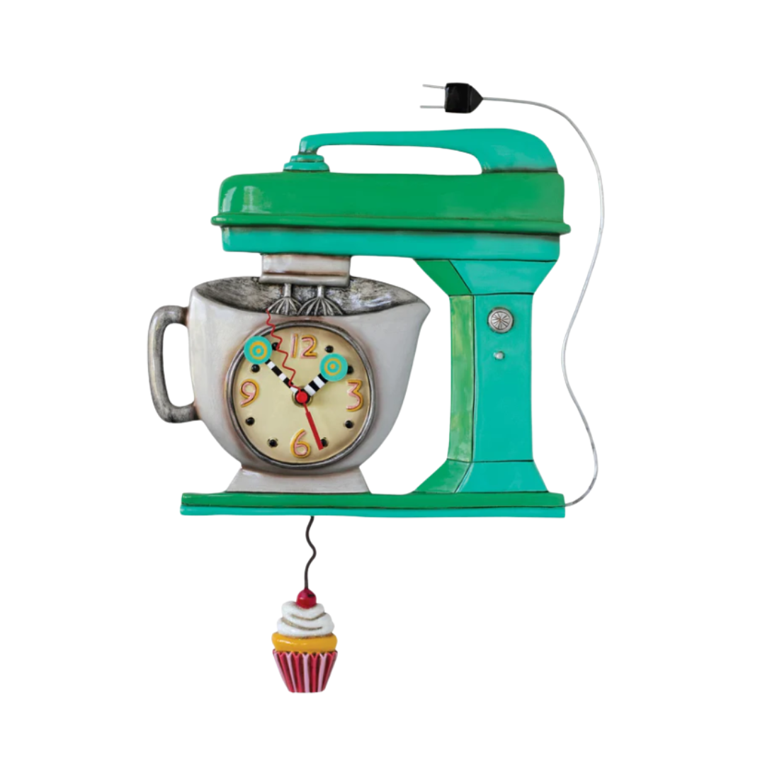 Allen Designs Vintage Green Mixer Clock