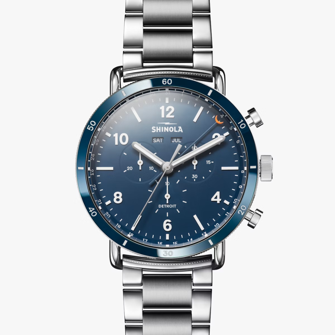 Shinola The Canfield Sport 45mm Midnight Blue