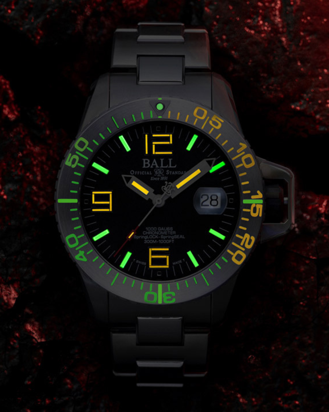 Ball Engineer Hydrocarbon EOD (42mm) DM3200A-S1C-BK