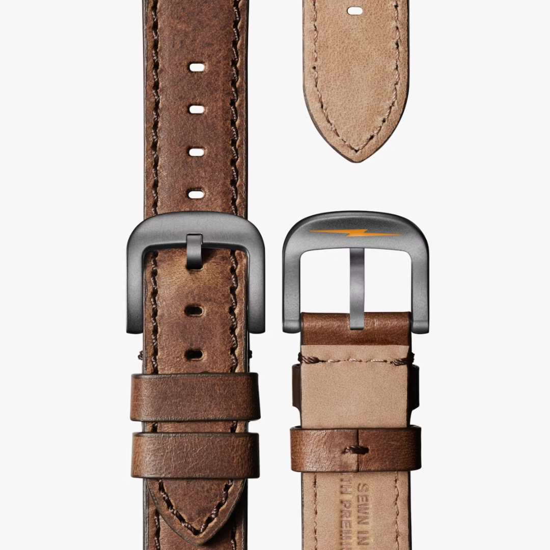 Shinola The Runwell 41mm - British Tan Leather Strap