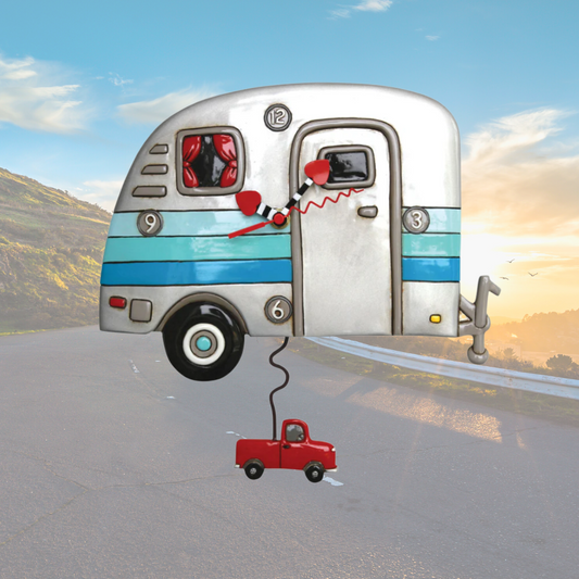 Allen Designs Happy Campers Clock