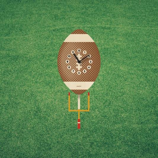 Popclox Football Pendulum Clock