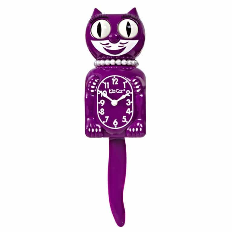 Kit-Cat Klock Boysenberry Lady (15.5″ high)