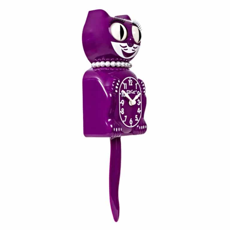Kit-Cat Klock Boysenberry Lady (15.5″ high)