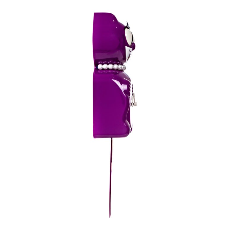 Kit-Cat Klock Boysenberry Lady (15.5″ high)