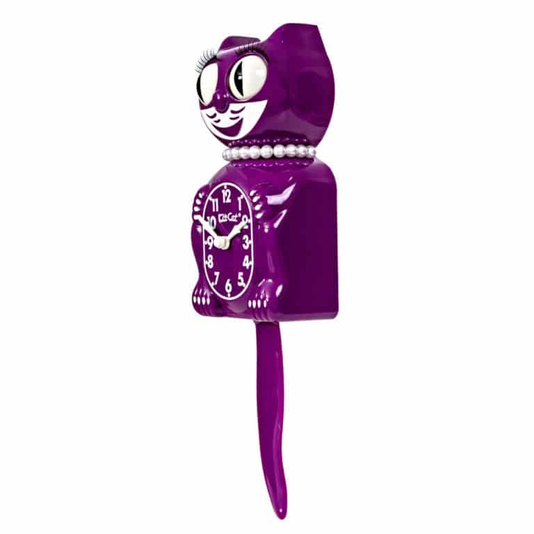 Kit-Cat Klock Boysenberry Lady (15.5″ high)