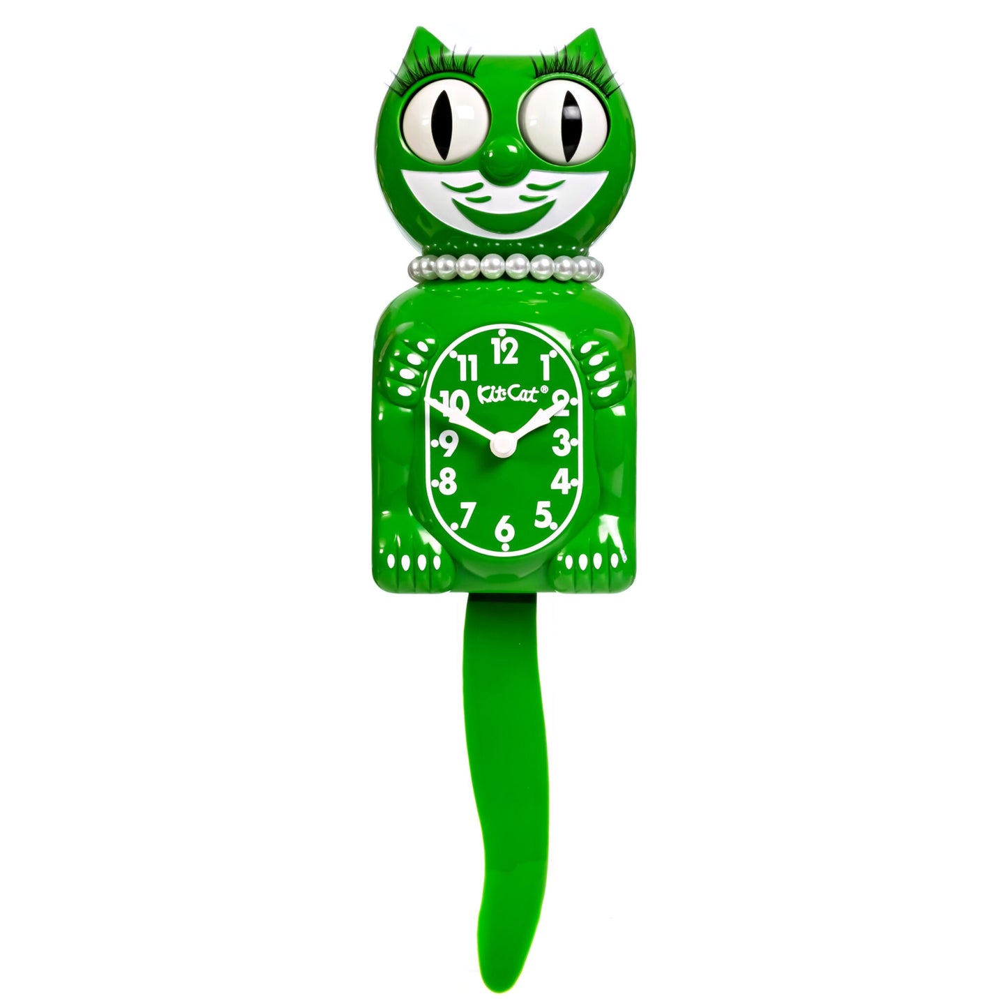 Kit-Cat Klock Classic Green Lady (15.5″ high)