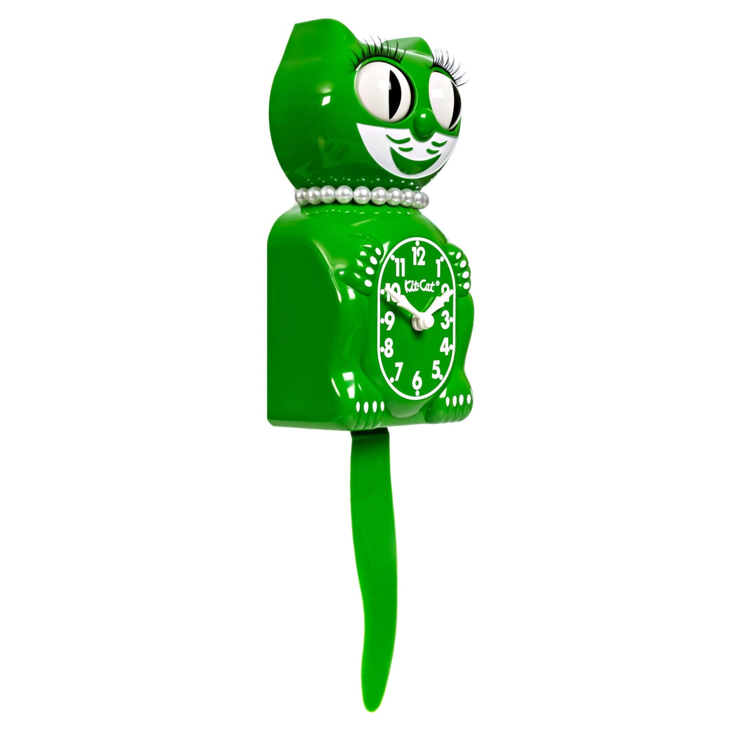 Kit-Cat Klock Classic Green Lady (15.5″ high)