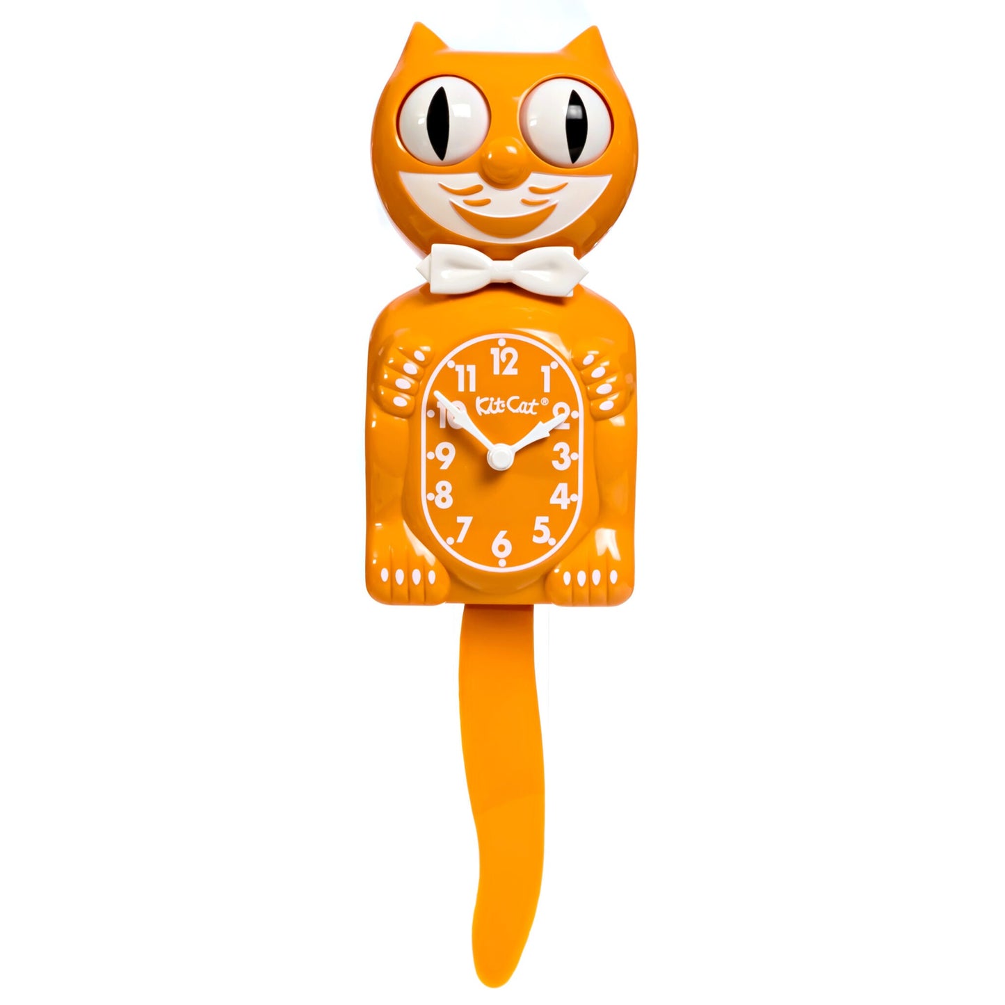 Kit-Cat Klock Festival Orange  (15.5″ high)