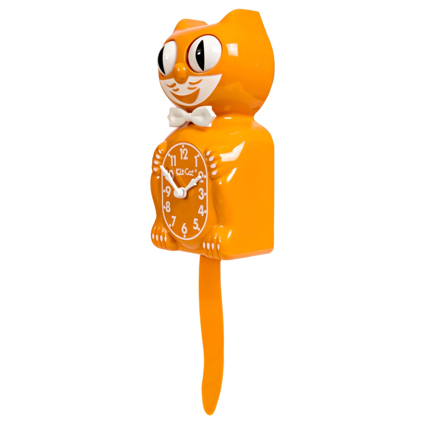 Kit-Cat Klock Festival Orange  (15.5″ high)