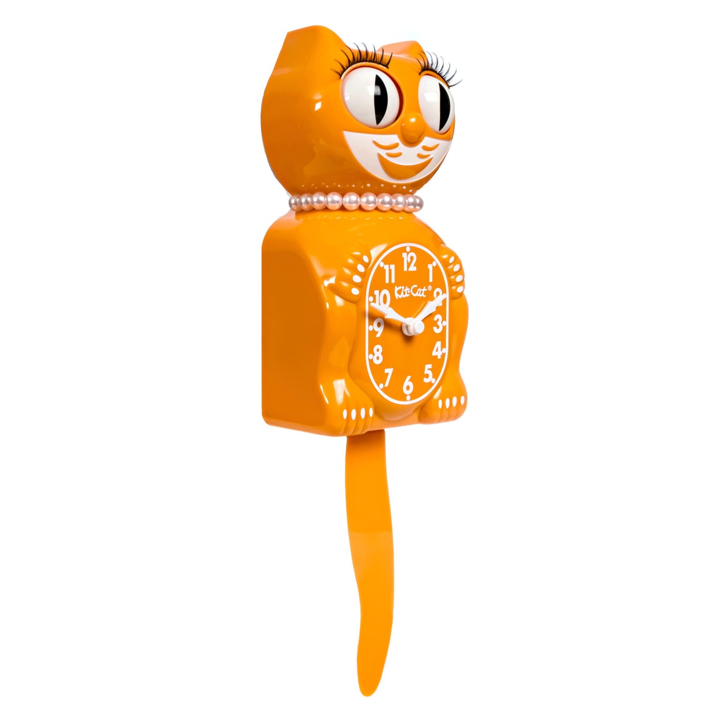 Kit-Cat Klock Festival Orange Lady (15.5″ high)