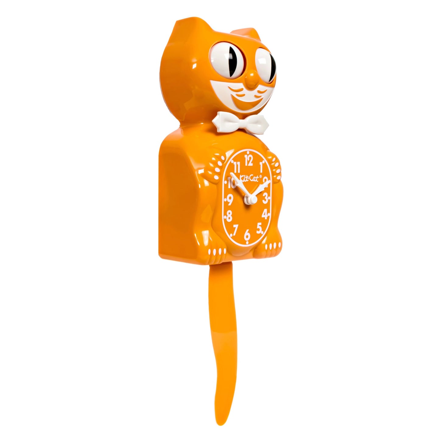Kit-Cat Klock Festival Orange  (15.5″ high)
