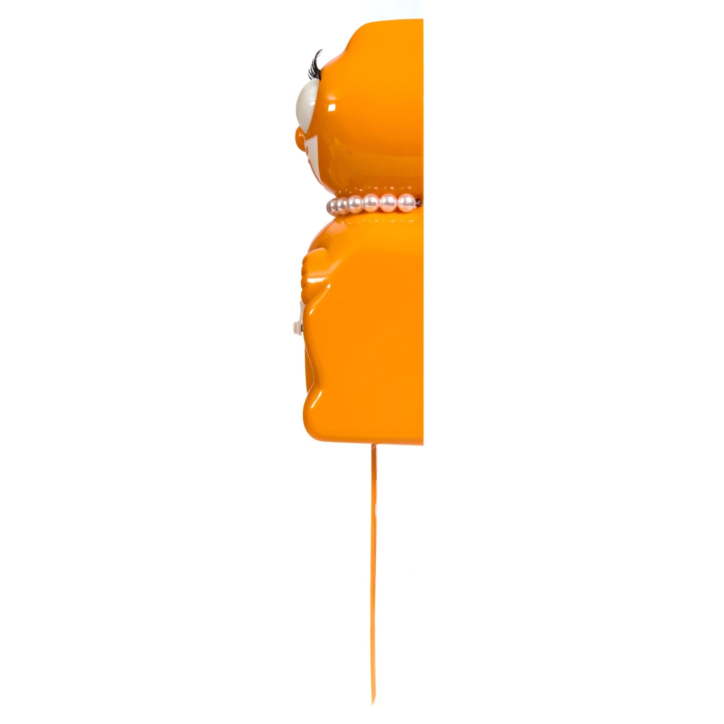 Kit-Cat Klock Festival Orange Lady (15.5″ high)