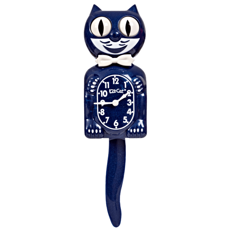 Kit-Cat Klock Galaxy Blue (15.5″ high)