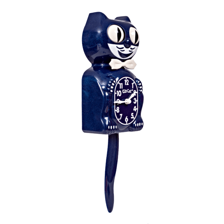 Kit-Cat Klock Galaxy Blue (15.5″ high)