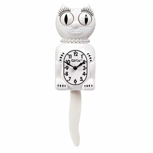 Kit-Cat Klock White Lady Limited Edition (15.5″ high)