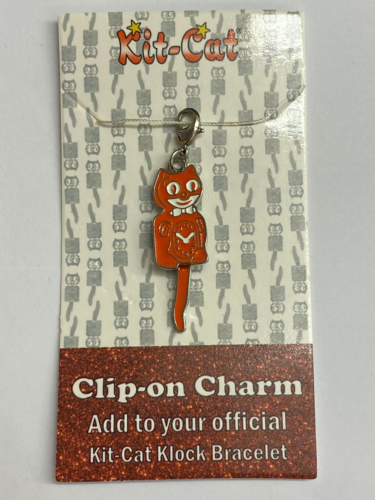 Kit-Cat Klock Charm - Pumpkin Orange