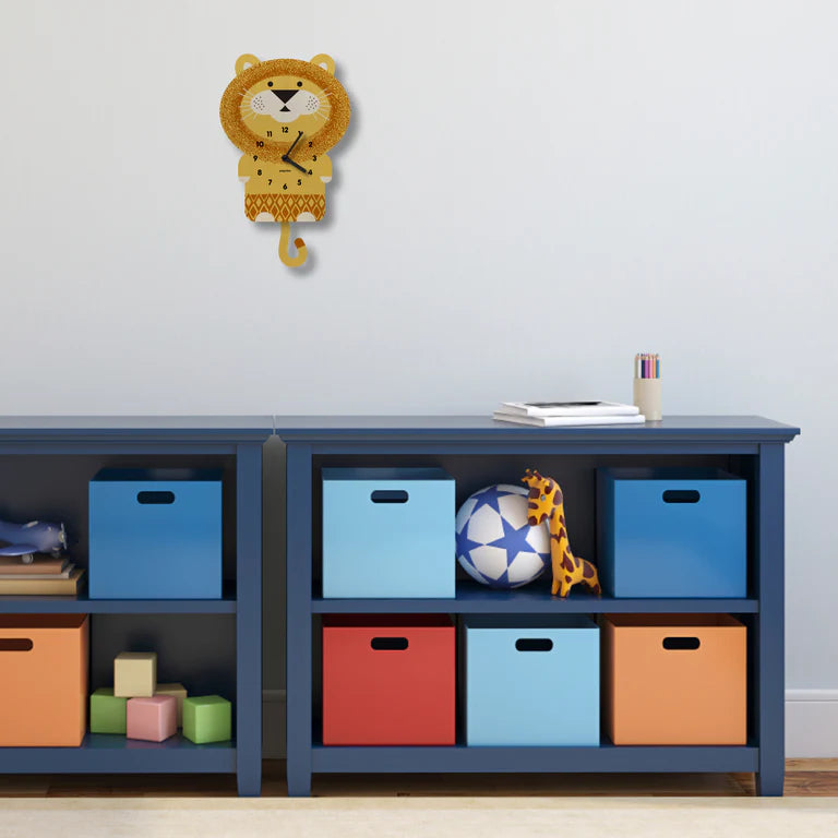 Popclox Lion Pendulum Clock