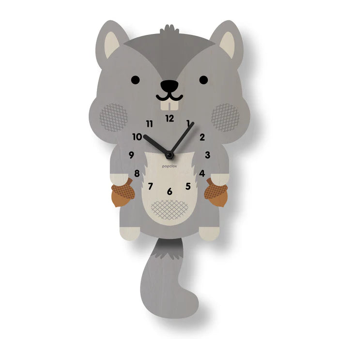 Popclox Squirrel Pendulum Clock