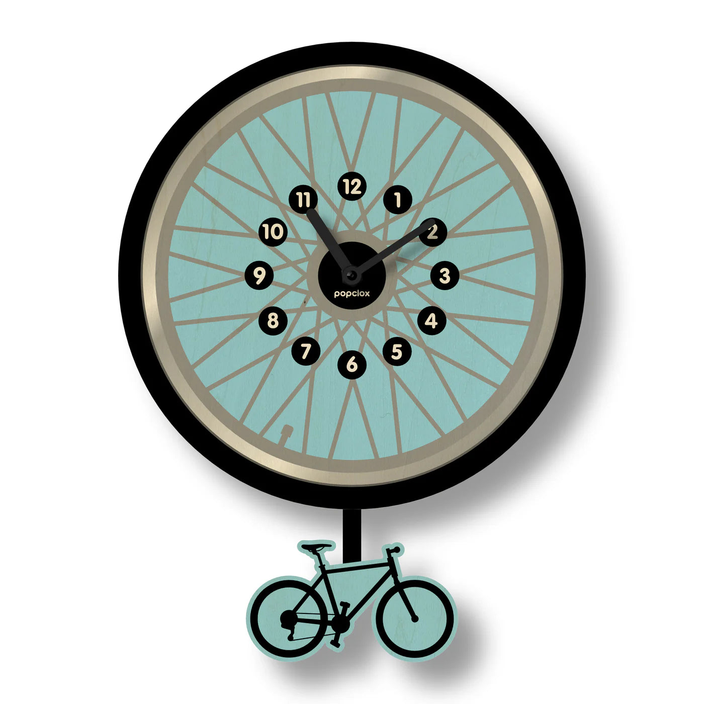 Popclox Bicycle Pendulum Clock