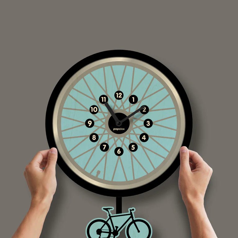 Popclox Bicycle Pendulum Clock