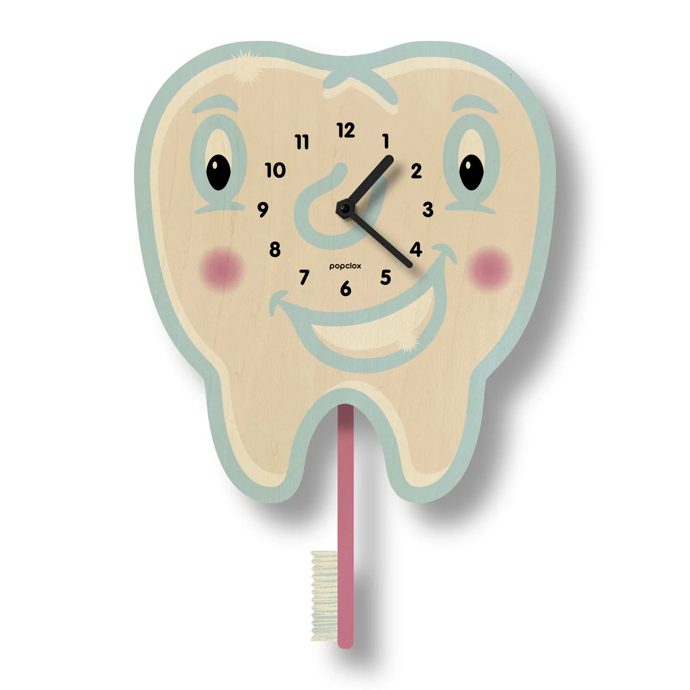 Popclox Tooth Pendulum Clock